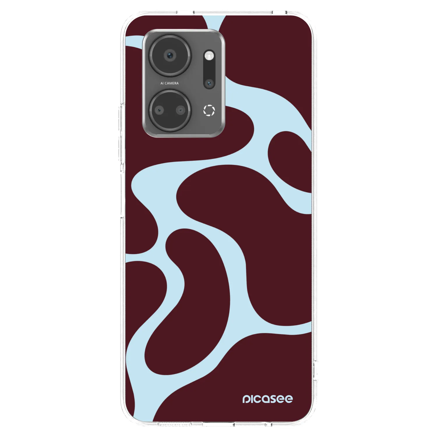 Picasee Honor X7a Hülle - Transparentes Silikon - Soft Detour