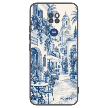 Hülle für Motorola Moto G9 Play - Calle Azul
