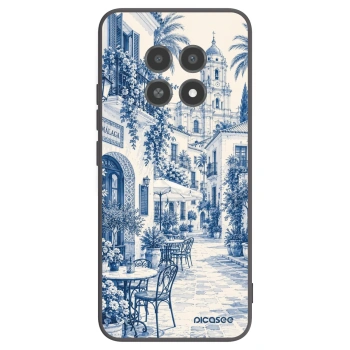 Picasee Realme 12X Hülle - Schwarzes Silikon - Calle Azul
