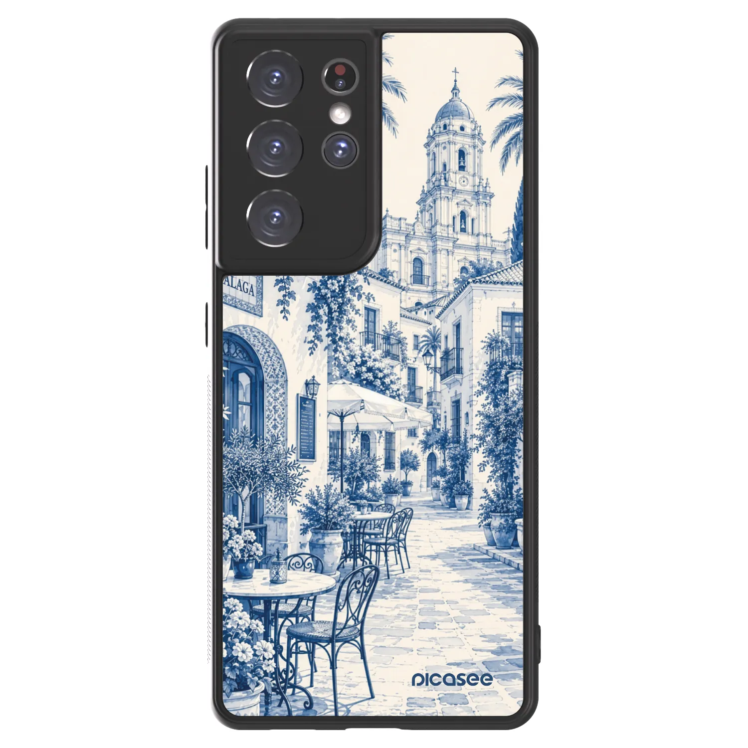 Picasee ULTIMATE CASE für Samsung Galaxy S21 Ultra 5G G998B - Calle Azul