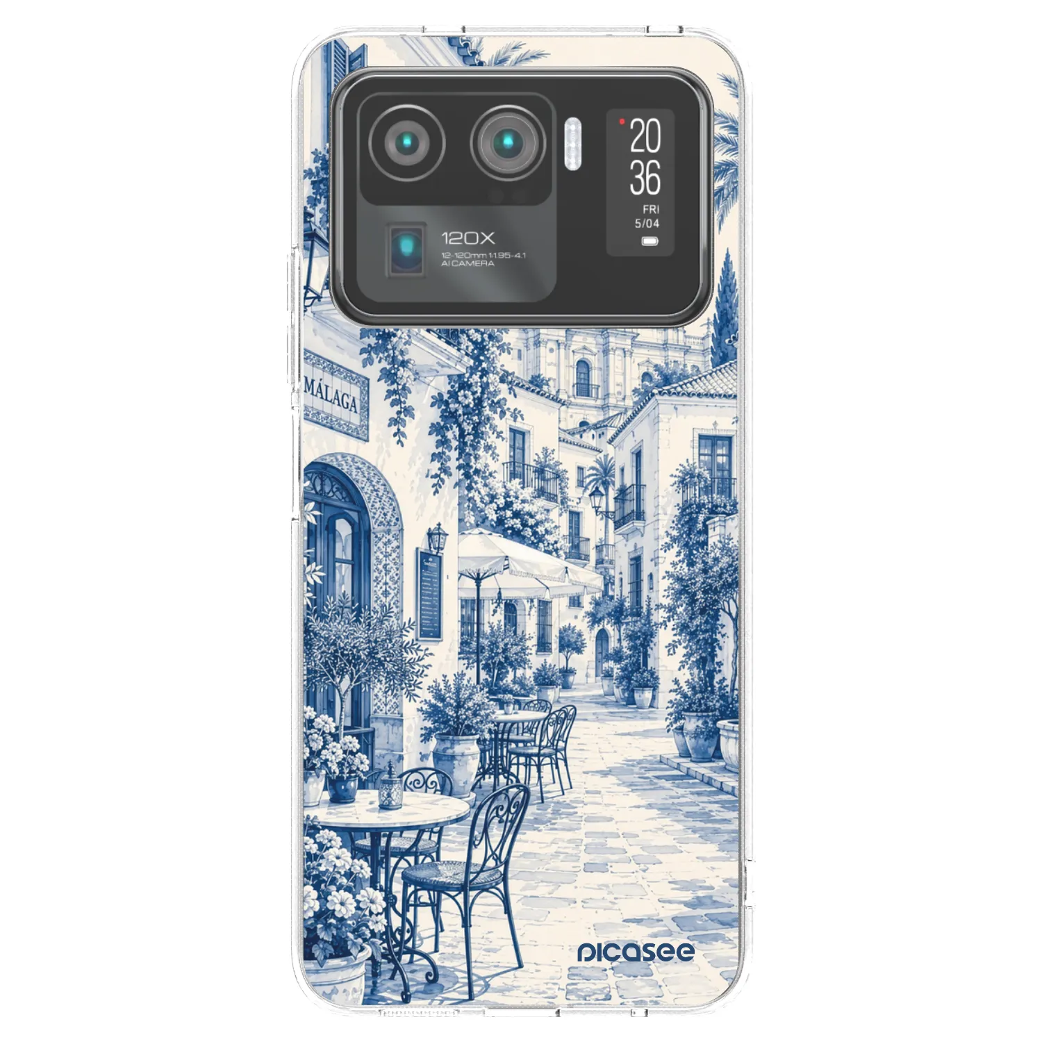 Picasee Xiaomi Mi 11 Ultra Hülle - Transparentes Silikon - Calle Azul