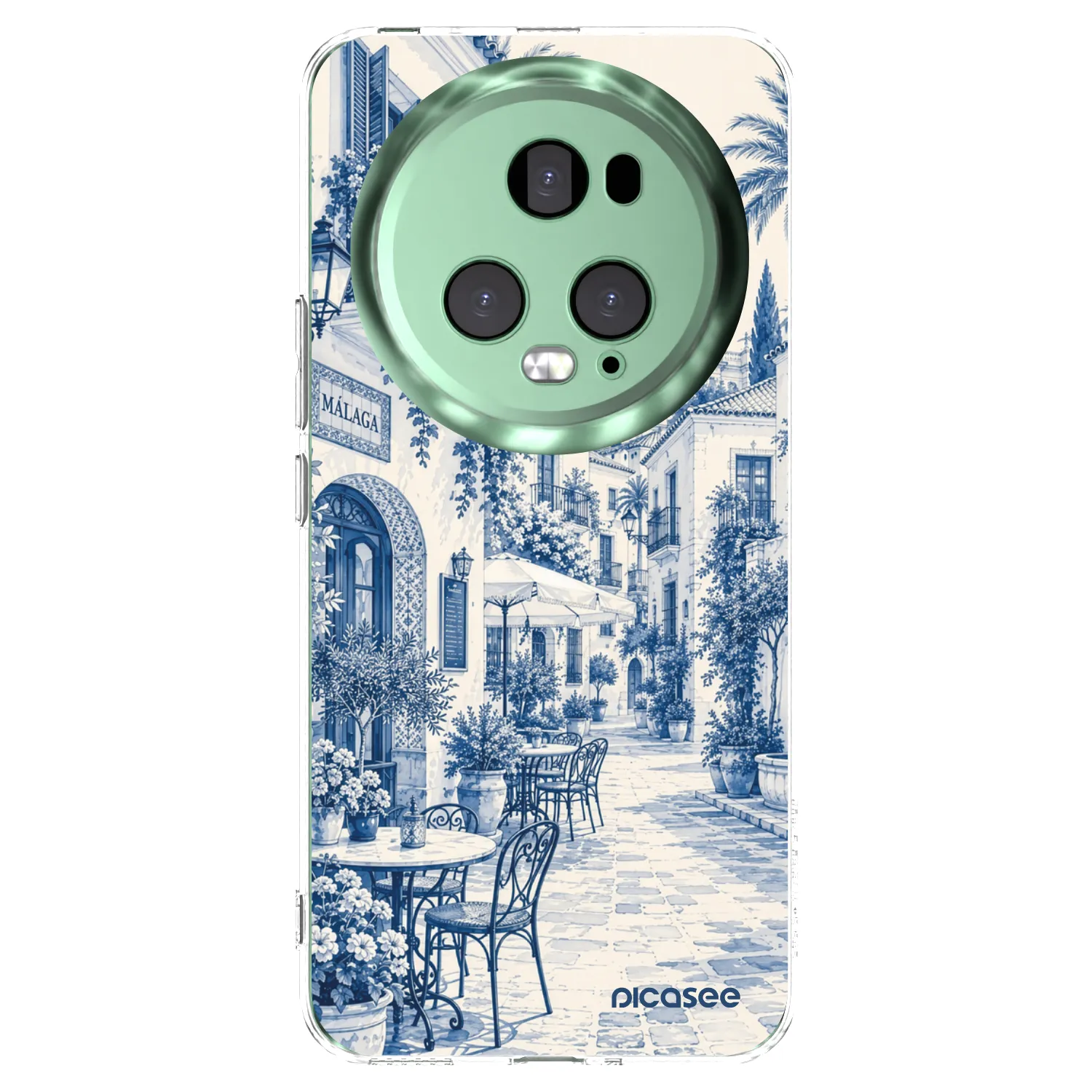 Picasee Honor Magic5 Pro Hülle - Transparentes Silikon - Calle Azul