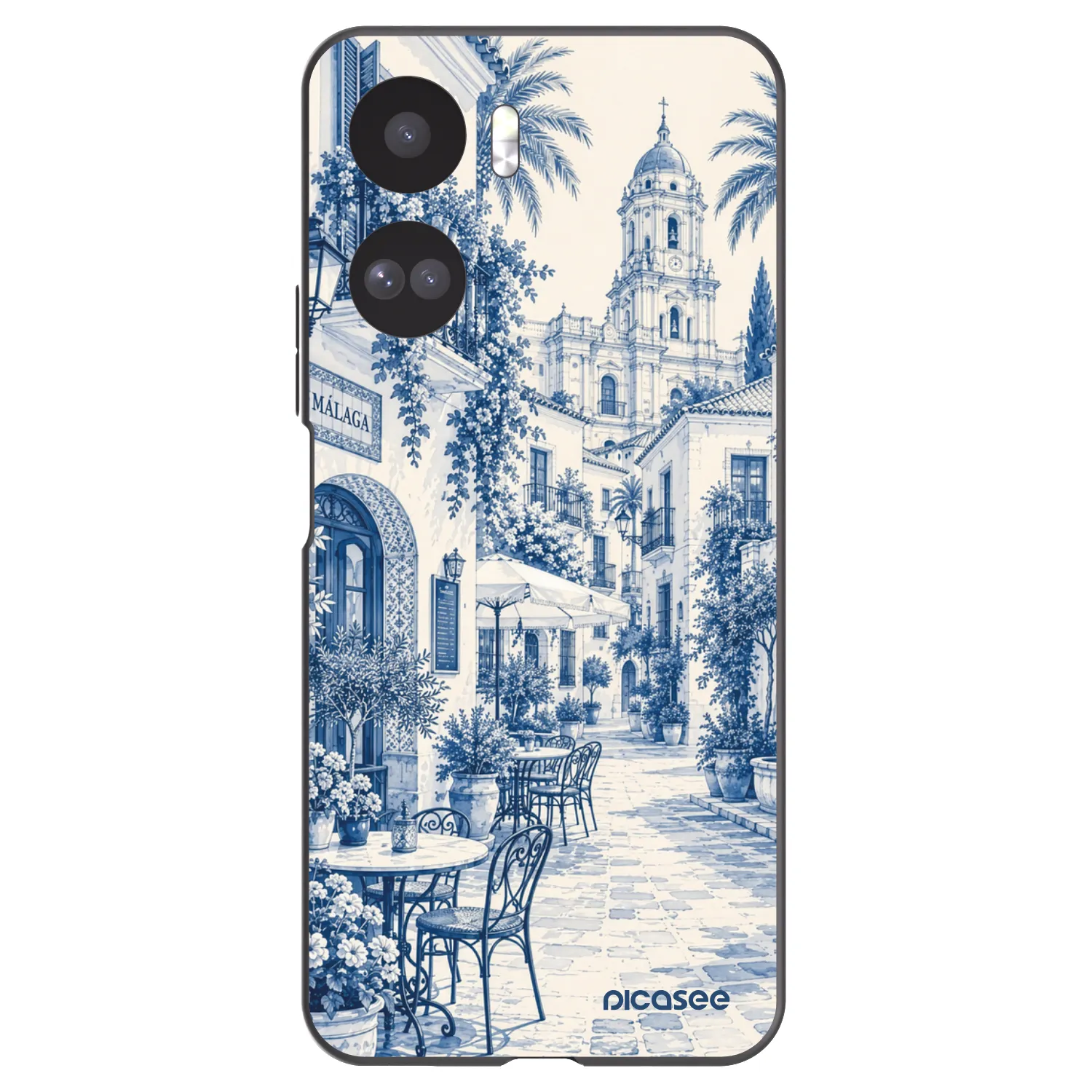 Picasee Honor 90 Lite 5G Hülle - Schwarzes Silikon - Calle Azul