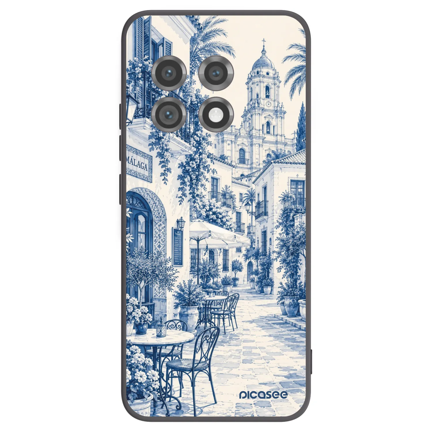 Picasee OnePlus 11 5G Hülle - Schwarzes Silikon - Calle Azul
