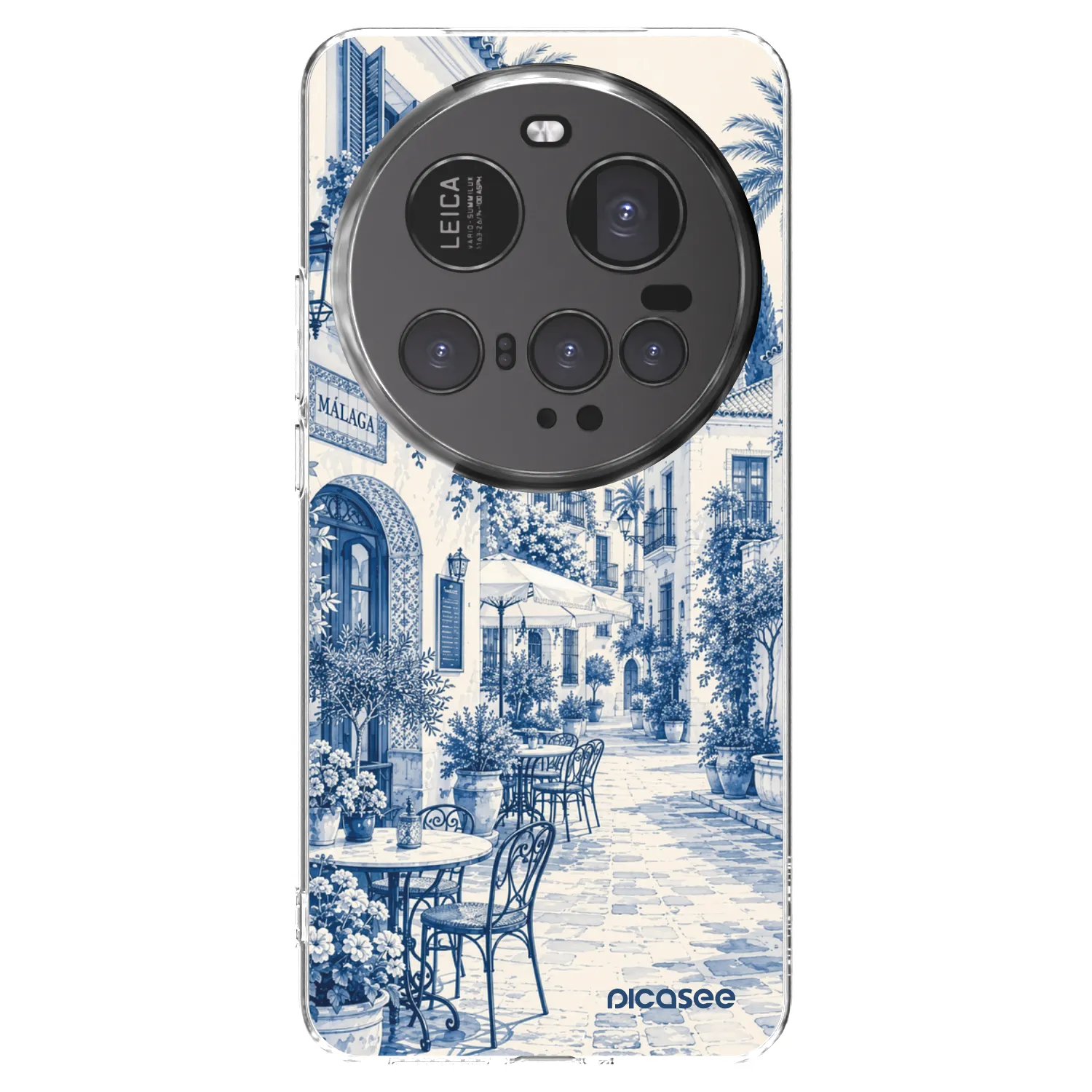 Picasee Xiaomi 15 Ultra Hülle - Transparentes Silikon - Calle Azul