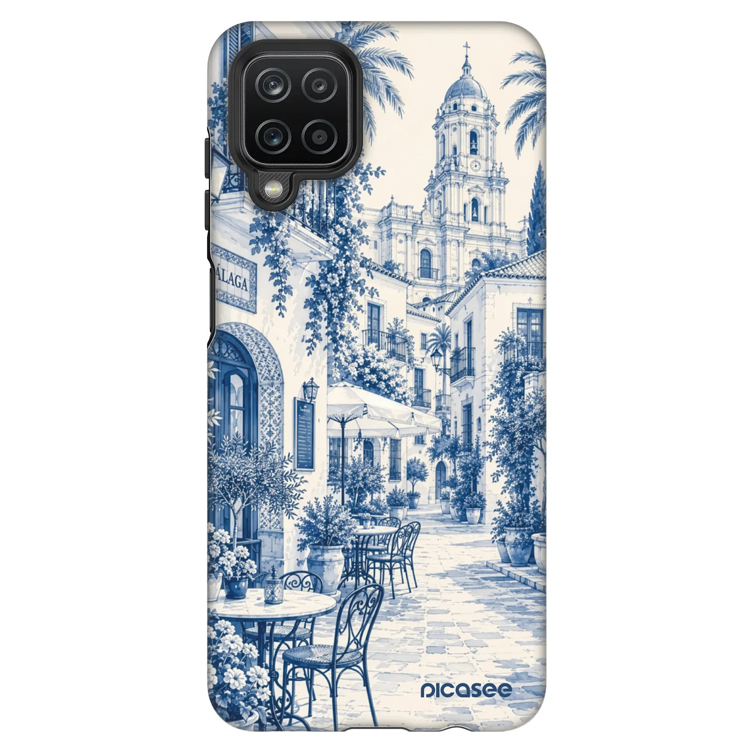 Picasee Fashion Case für Samsung Galaxy A12 A125F - Calle Azul