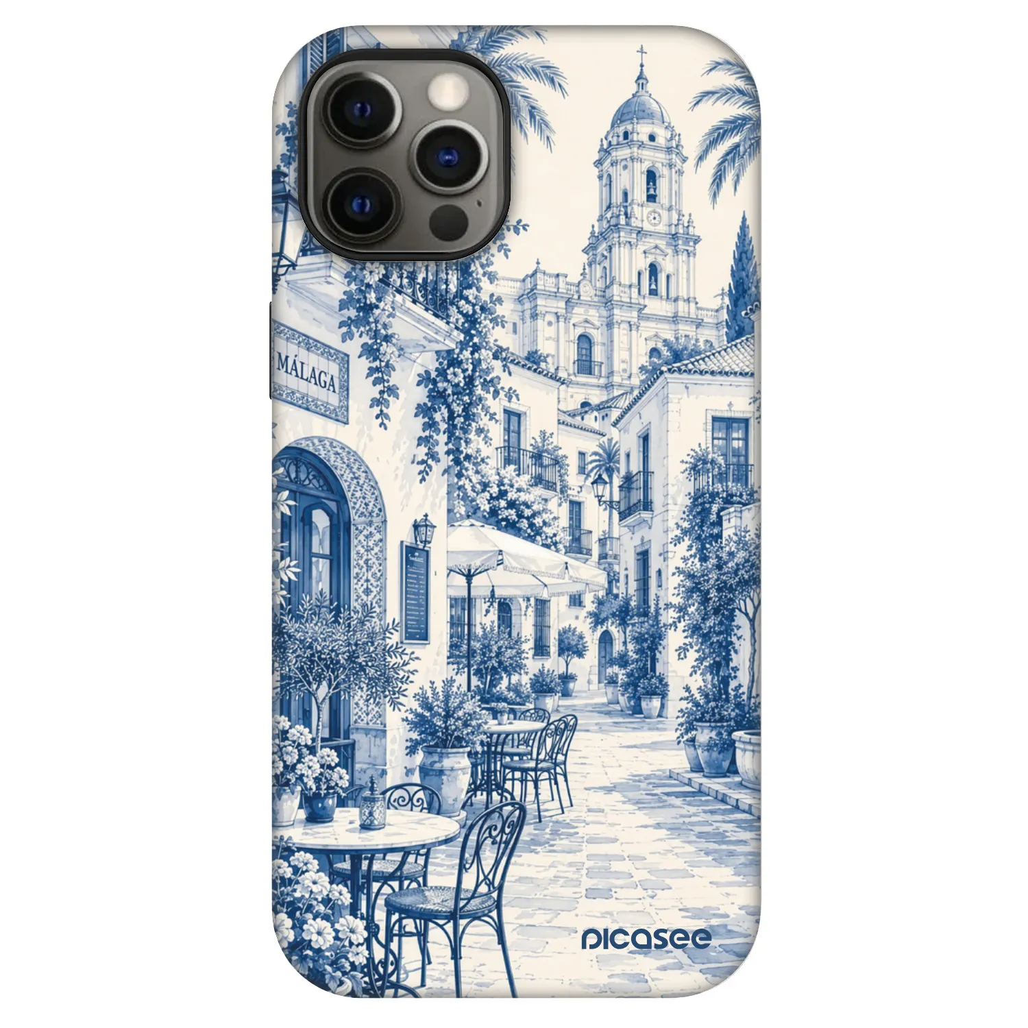Picasee Fashion Case MagSafe für Apple iPhone 12 - Calle Azul