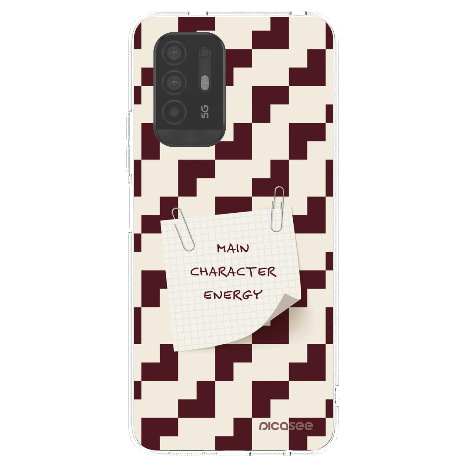 Picasee OPPO A94 5G Hülle - Transparentes Silikon - Lead Role