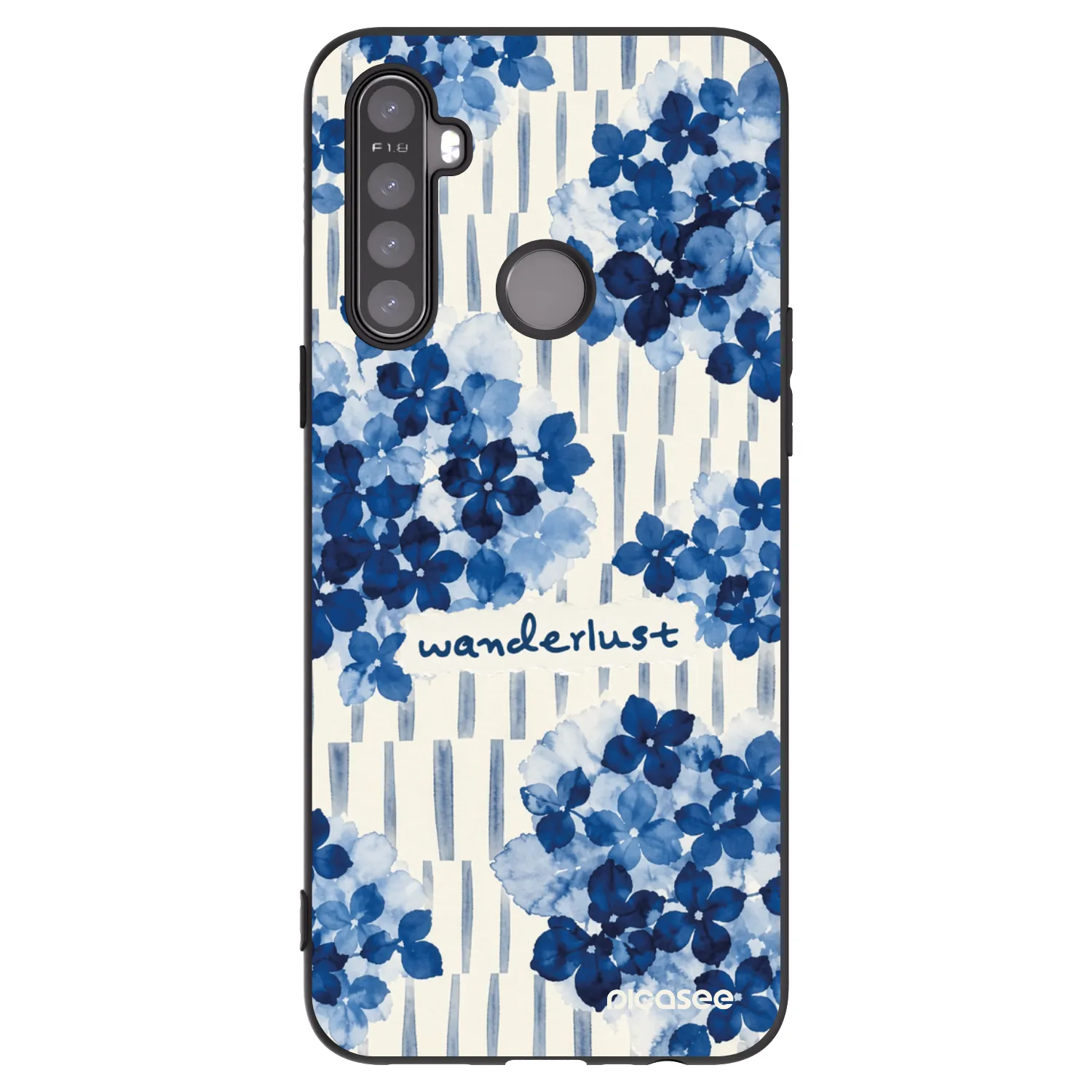 Picasee Realme 6i Hülle - Schwarzes Silikon - Azorea