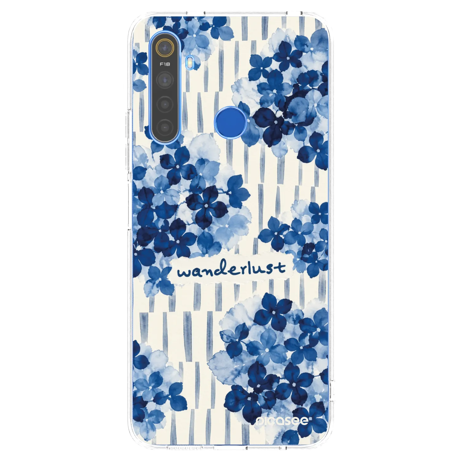 Picasee Realme 5 Hülle - Transparentes Silikon - Azorea