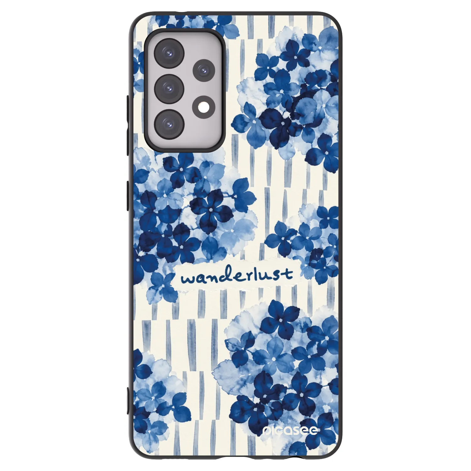Picasee Samsung Galaxy A52 5G A525F Hülle - Schwarzes Silikon - Azorea