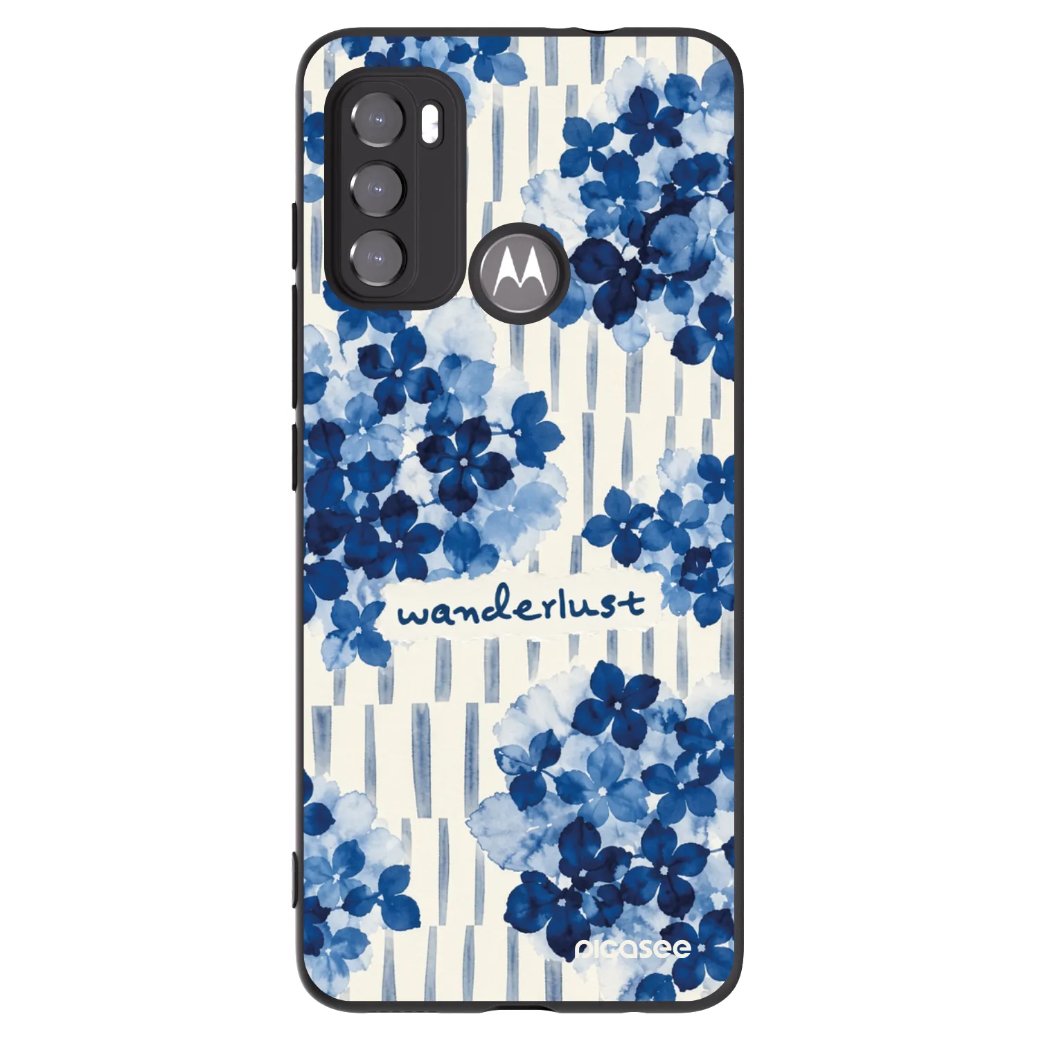 Picasee Motorola Moto G60 Hülle - Schwarzes Silikon - Azorea
