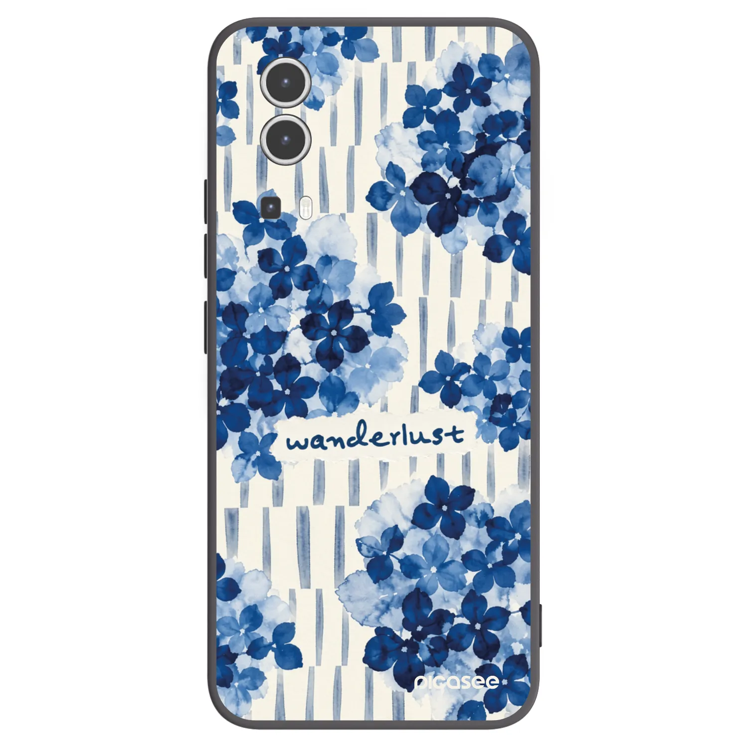 Picasee Vivo Y72 5G Hülle - Schwarzes Silikon - Azorea