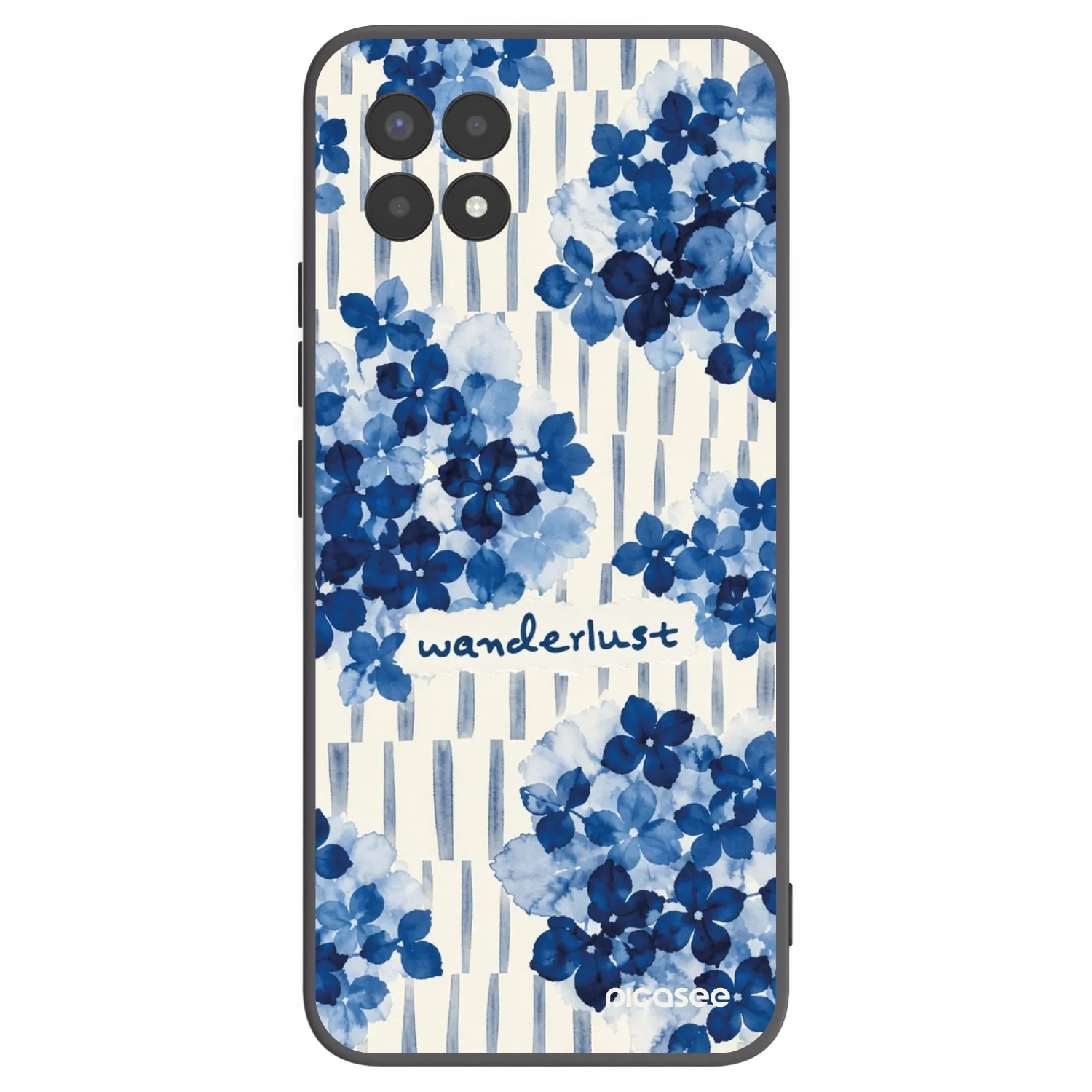 Picasee Realme 8i Hülle - Schwarzes Silikon - Azorea