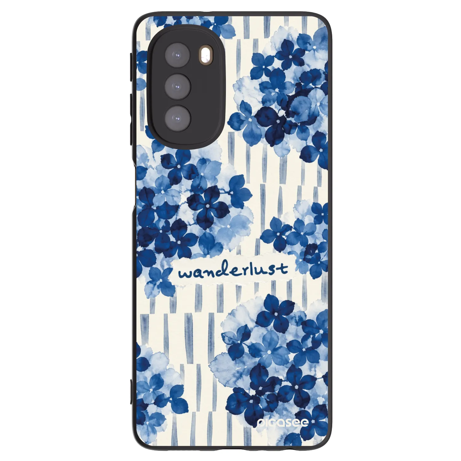 Picasee Motorola Moto G51 Hülle - Schwarzes Silikon - Azorea