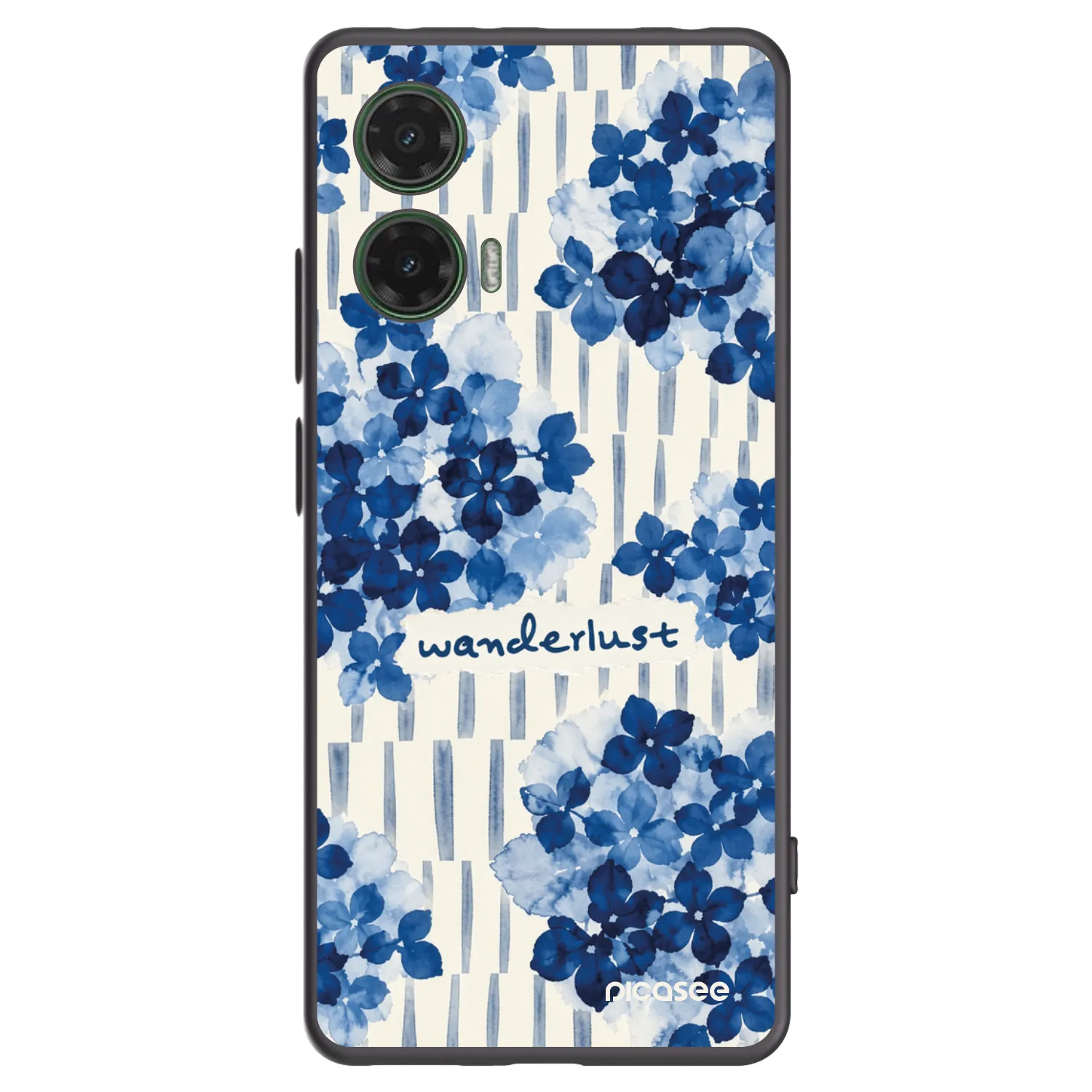 Picasee Motorola Moto G35 5G Hülle - Schwarzes Silikon - Azorea