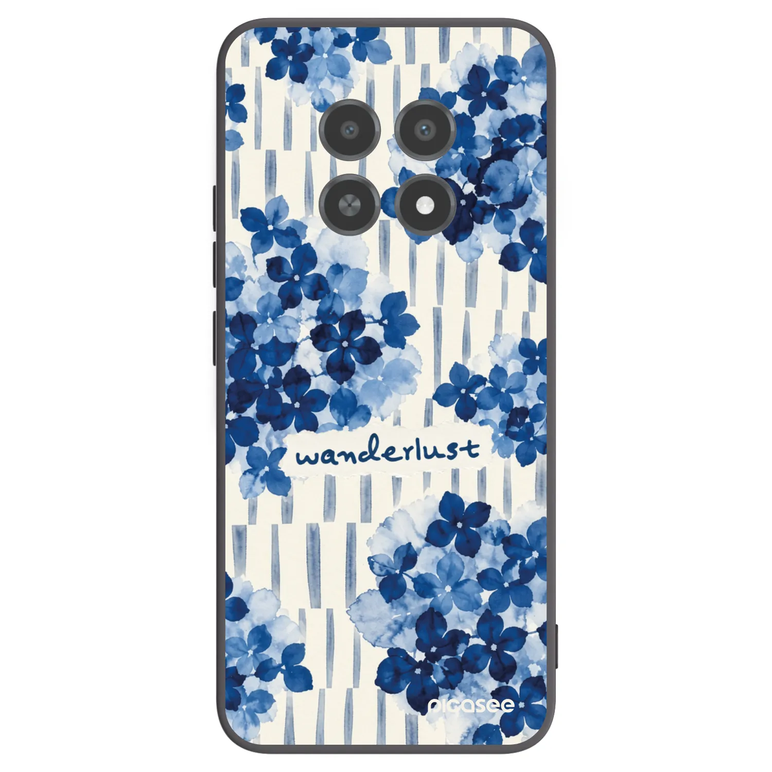 Picasee Realme 12X Hülle - Schwarzes Silikon - Azorea
