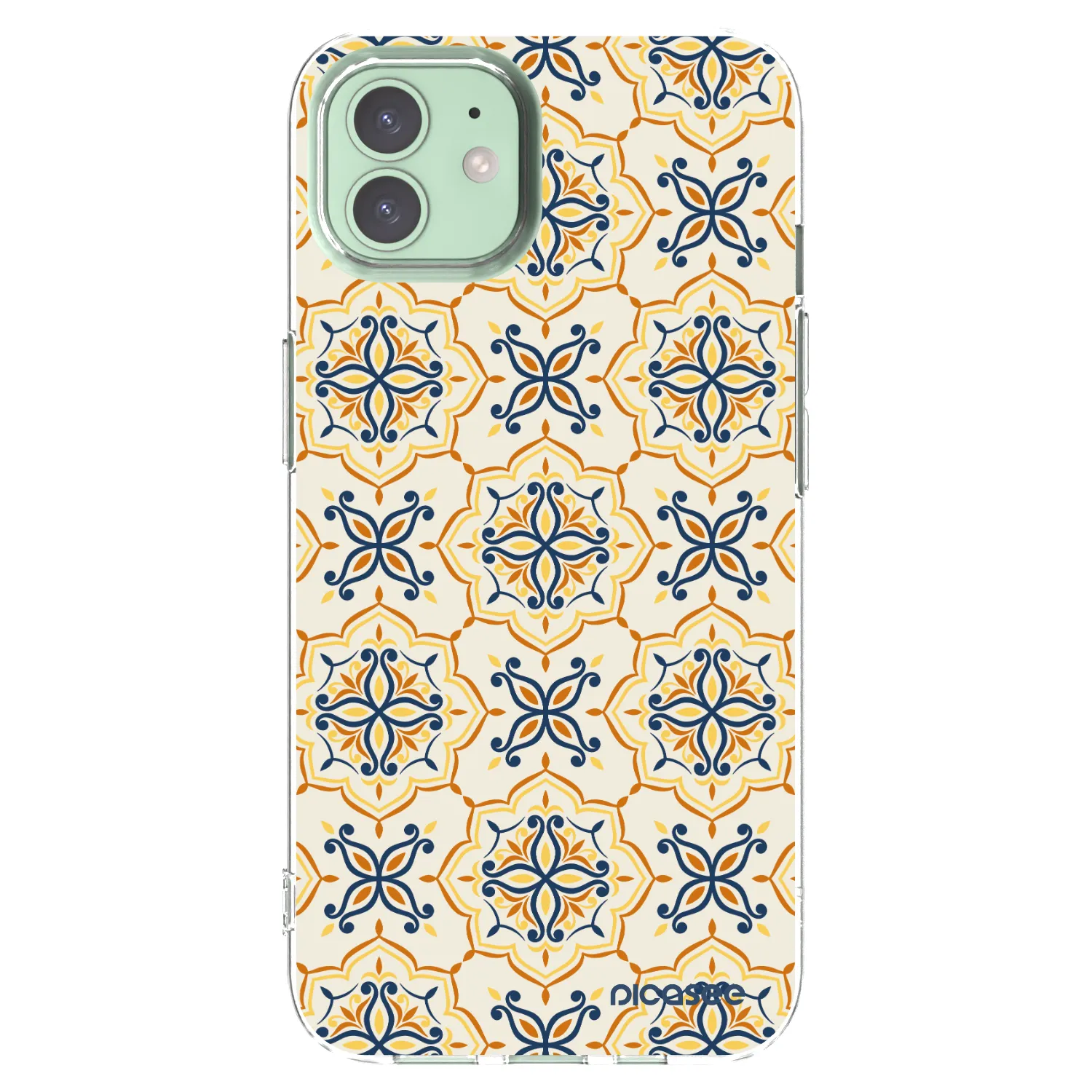 Picasee Apple iPhone 12 Hülle - Transparentes Silikon - Majolica