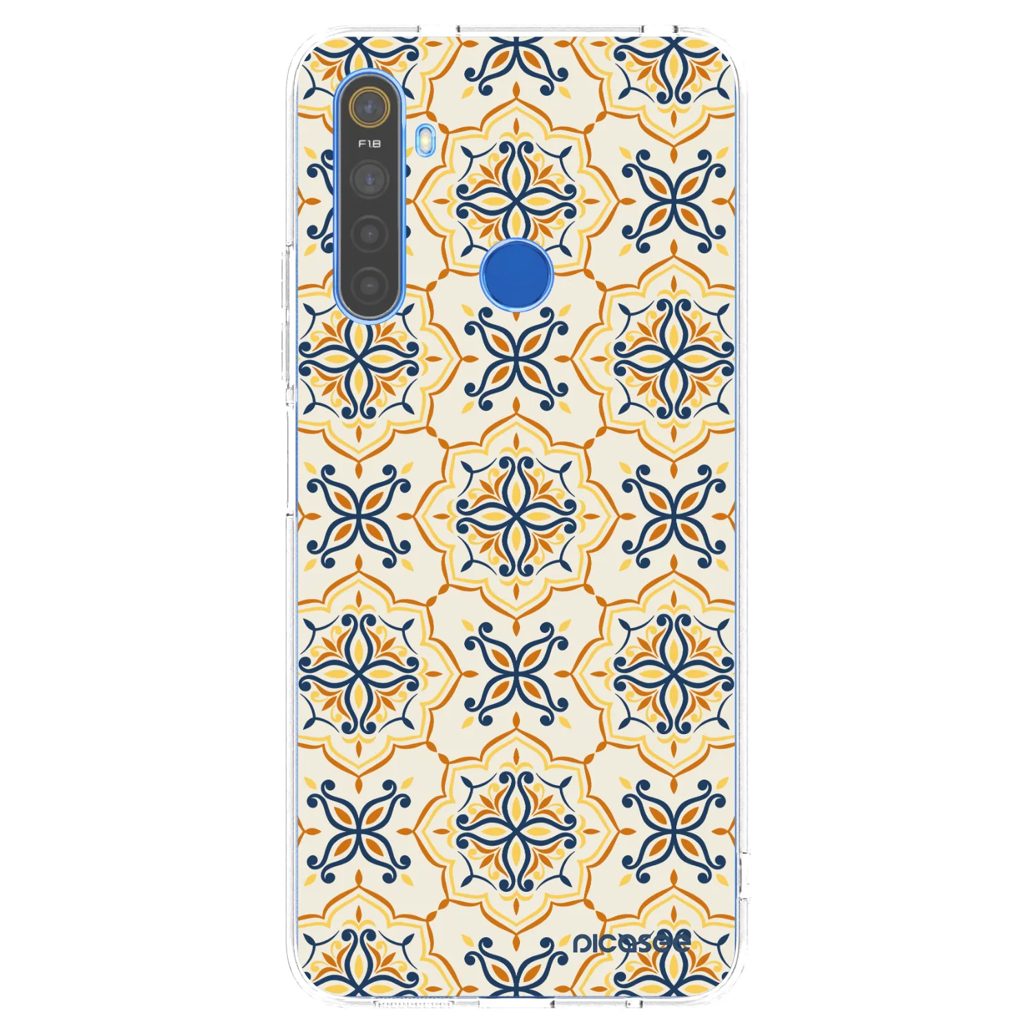 Picasee Realme 5 Hülle - Transparentes Silikon - Majolica