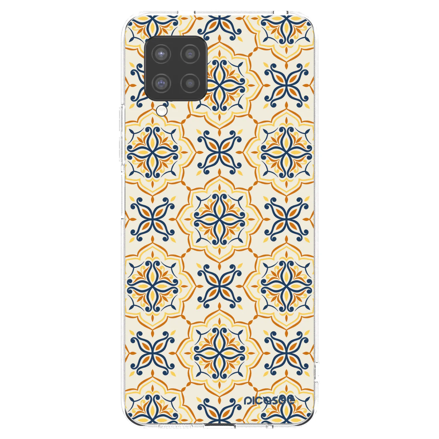Picasee Samsung Galaxy A42 A426B Hülle - Transparentes Silikon - Majolica