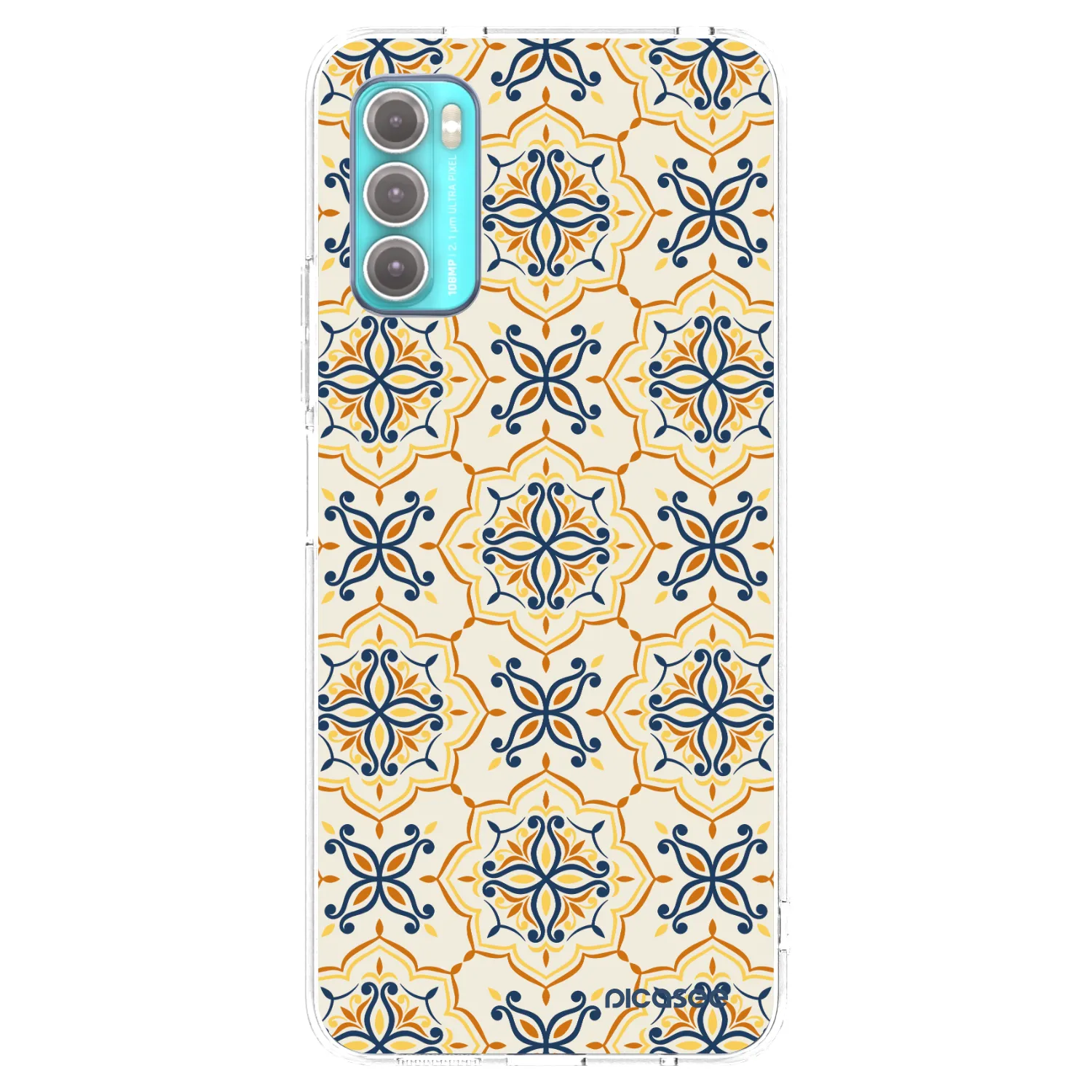 Picasee Motorola Moto G60 Hülle - Transparentes Silikon - Majolica