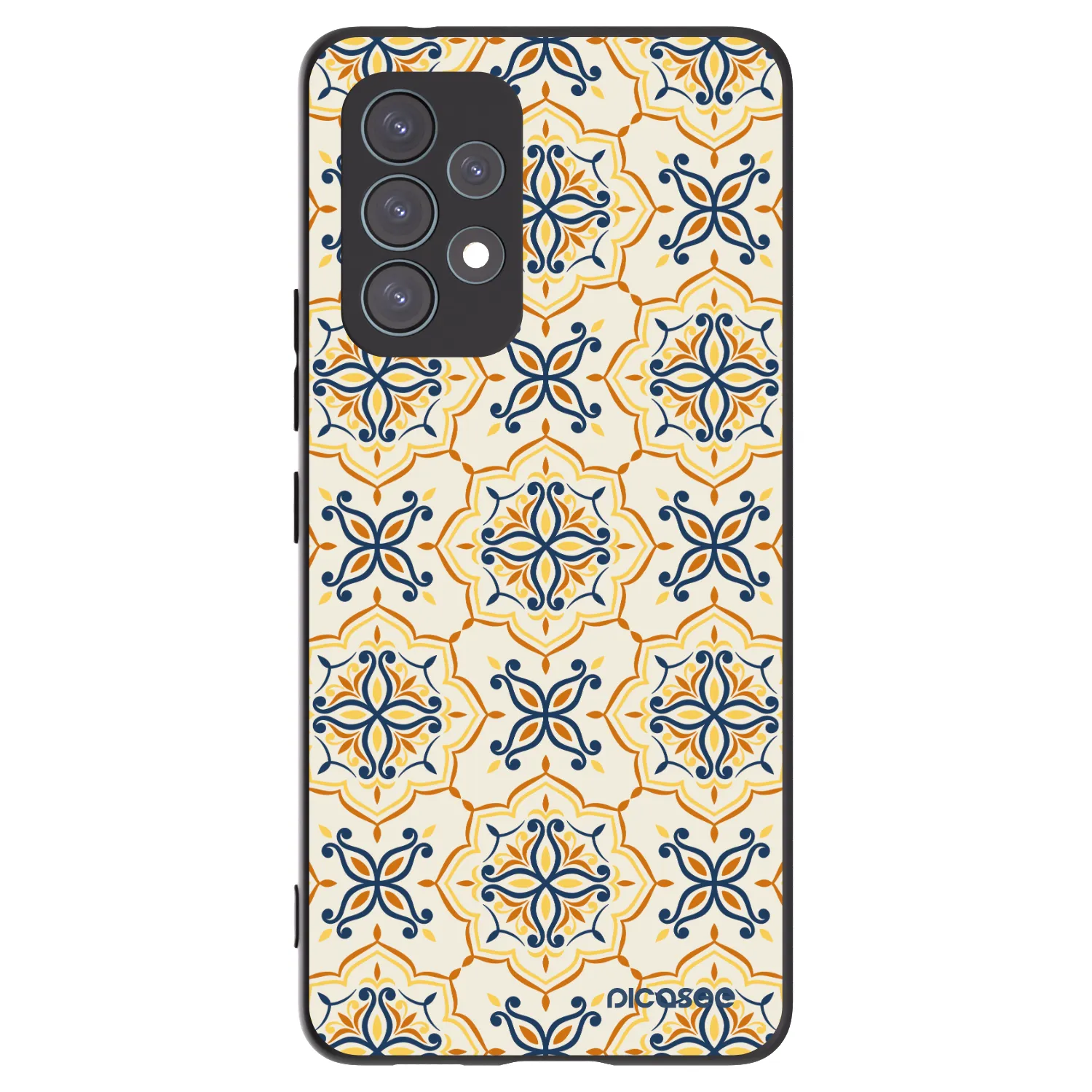 Picasee Samsung Galaxy A53 5G A536 Hülle - Schwarzes Silikon - Majolica