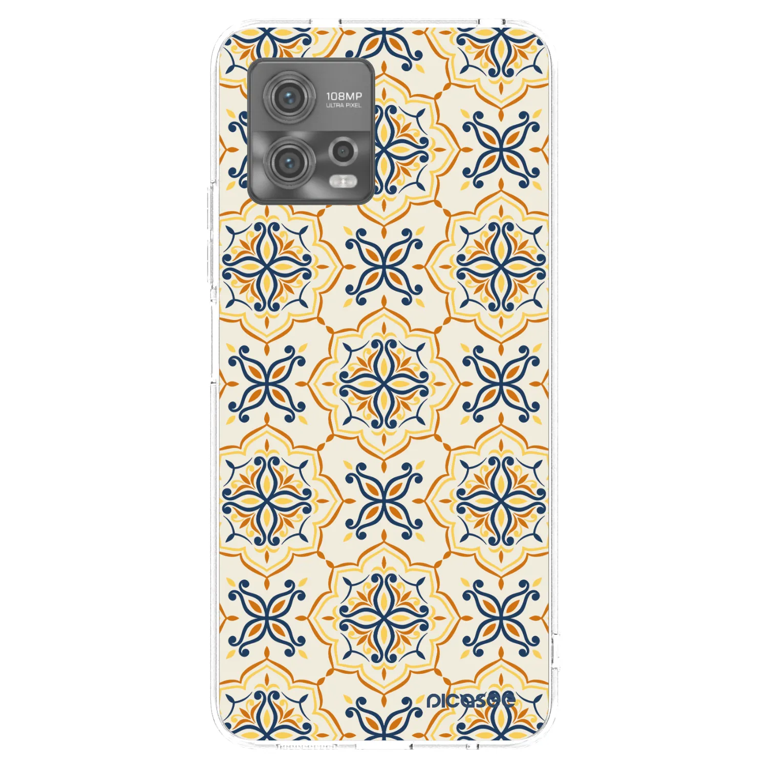 Picasee Motorola Moto G72 Hülle - Transparentes Silikon - Majolica