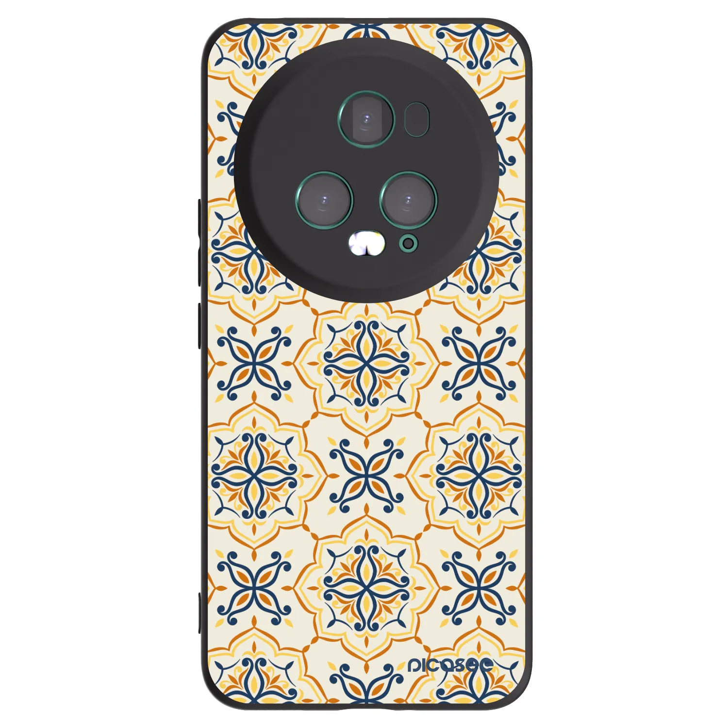 Picasee Honor Magic5 Pro Hülle - Schwarzes Silikon - Majolica