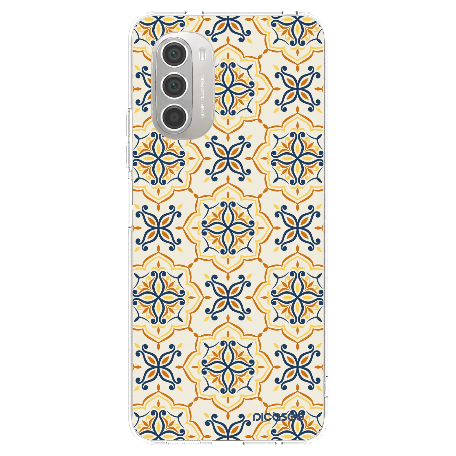 Picasee Motorola Moto G51 Hülle - Transparentes Silikon - Majolica