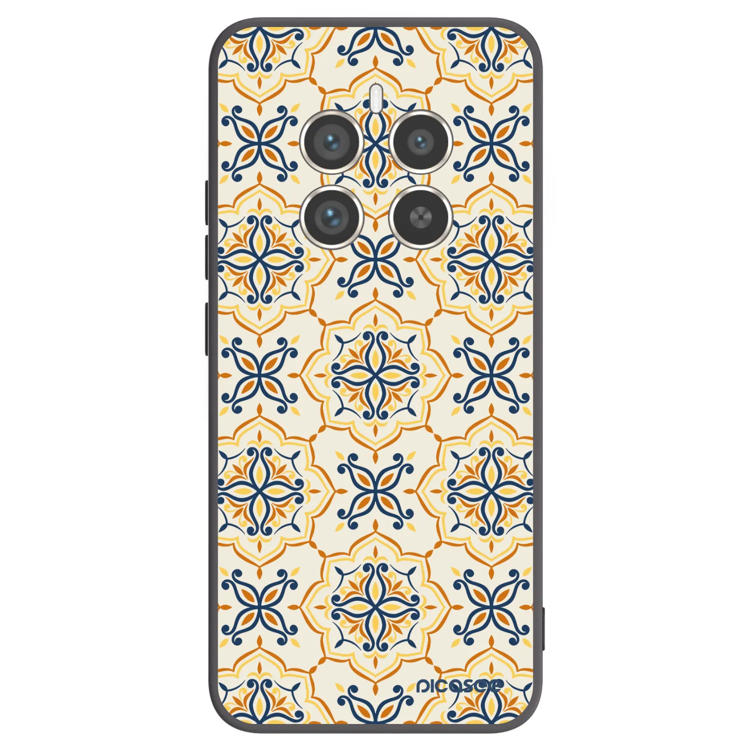 Picasee Realme 12 Pro 5G Hülle - Schwarzes Silikon - Majolica