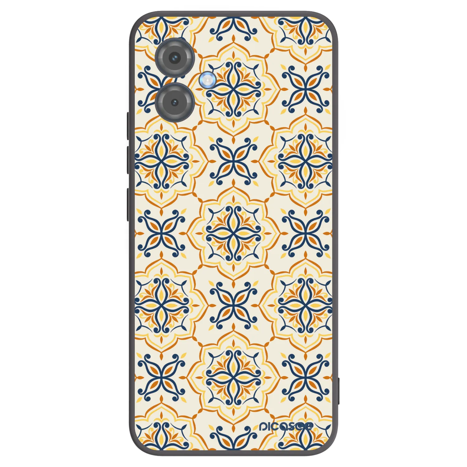 Picasee Motorola Moto G14 Hülle - Schwarzes Silikon - Majolica