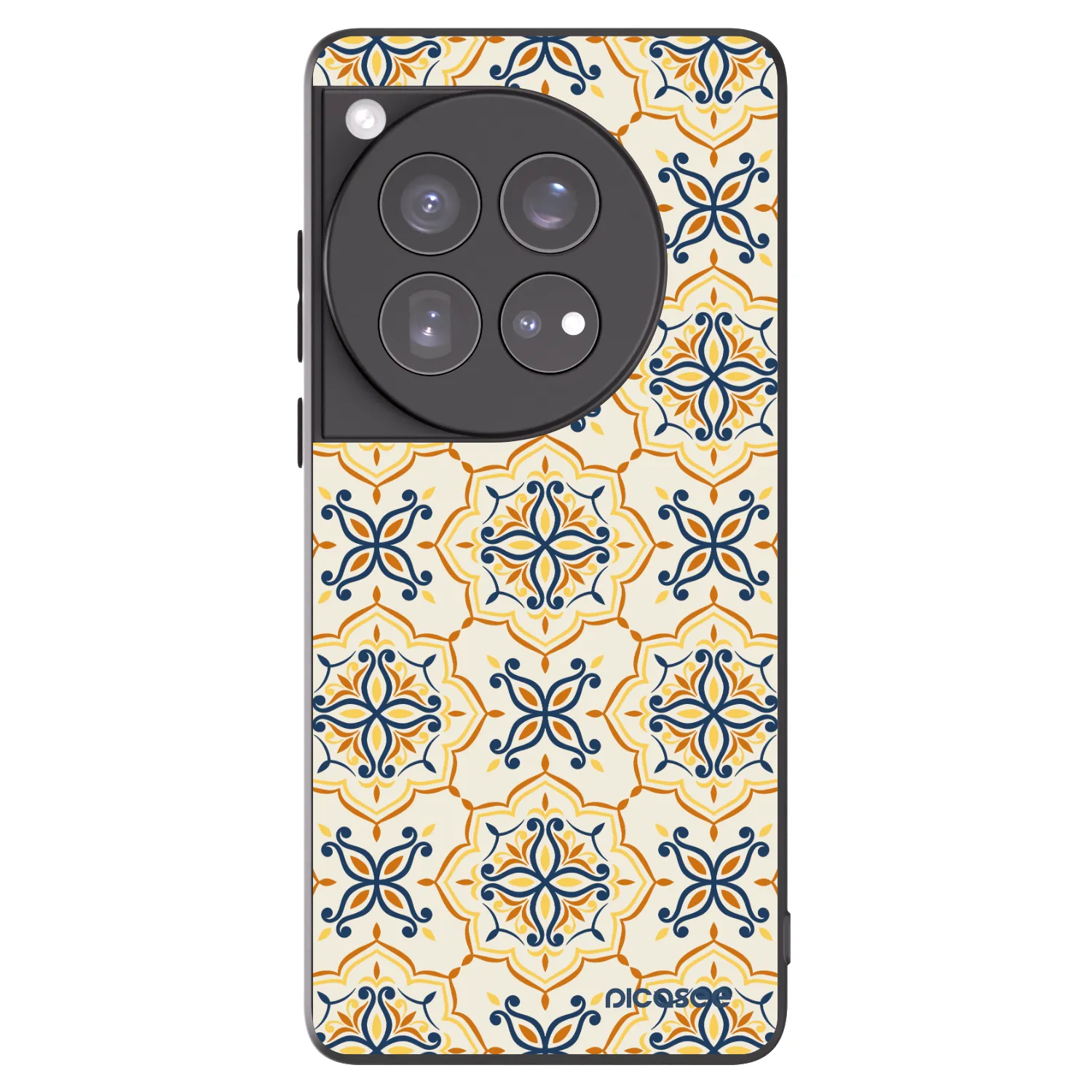 Picasee OnePlus 12 5G Hülle - Schwarzes Silikon - Majolica