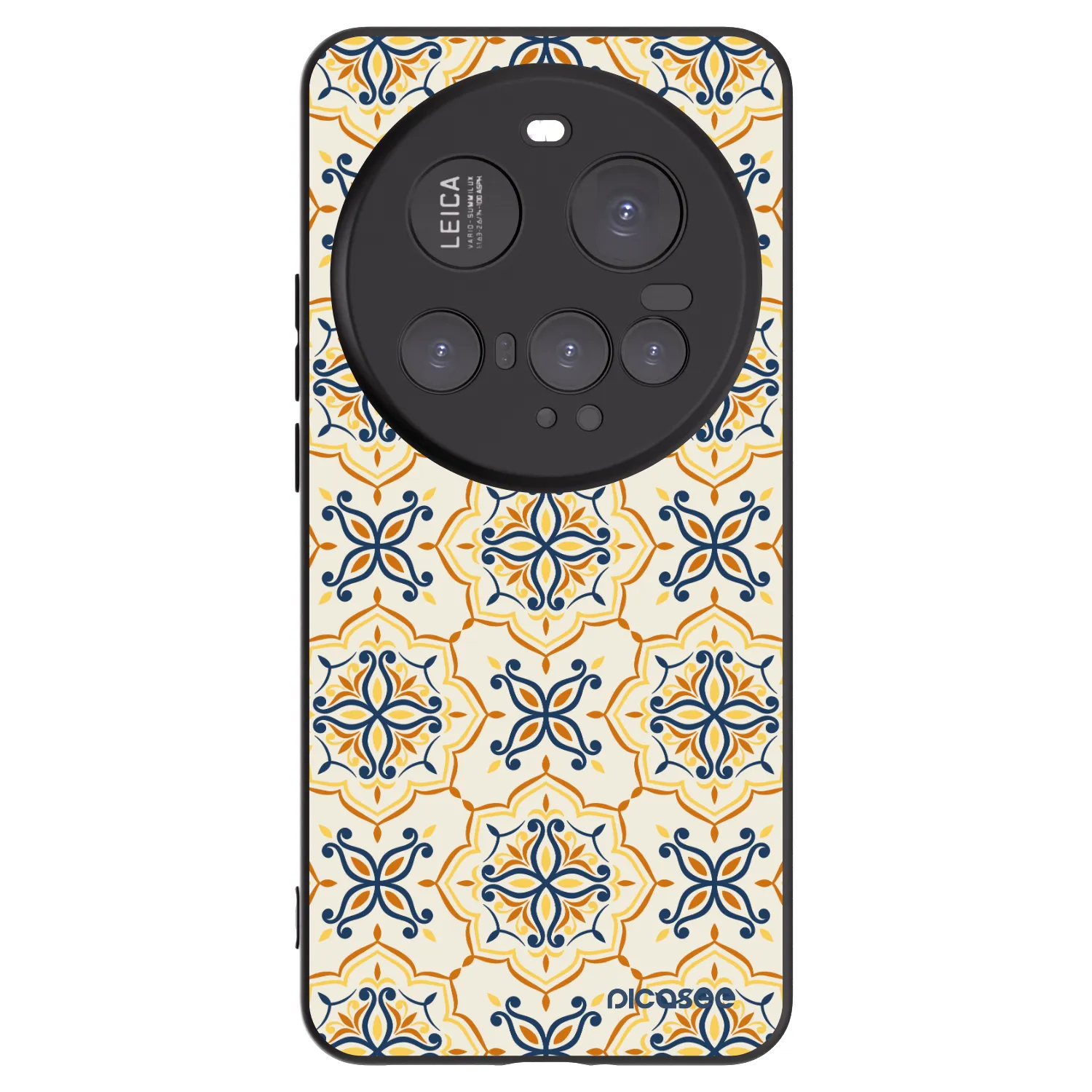Picasee Xiaomi 15 Ultra Hülle - Schwarzes Silikon - Majolica
