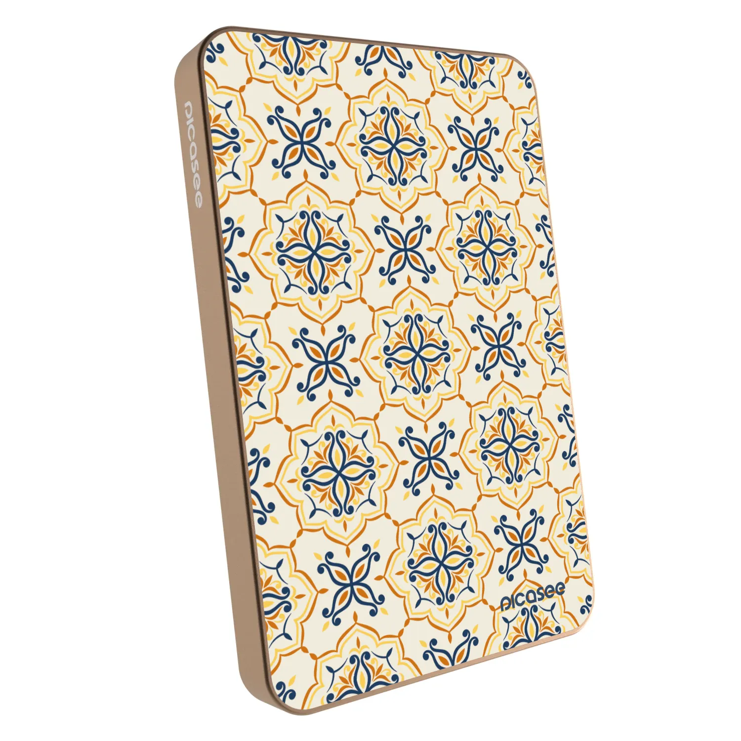 Picasee Powerbank mit MagSafe 5 000 mAh Golden - Majolica
