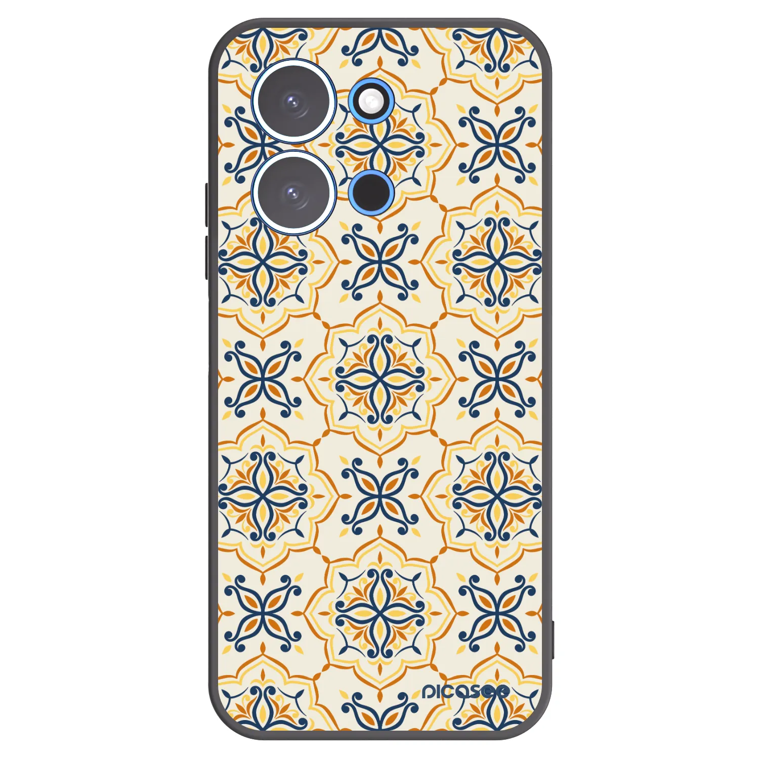 Picasee Xiaomi Redmi 15C 4G Hülle - Schwarzes Silikon - Majolica