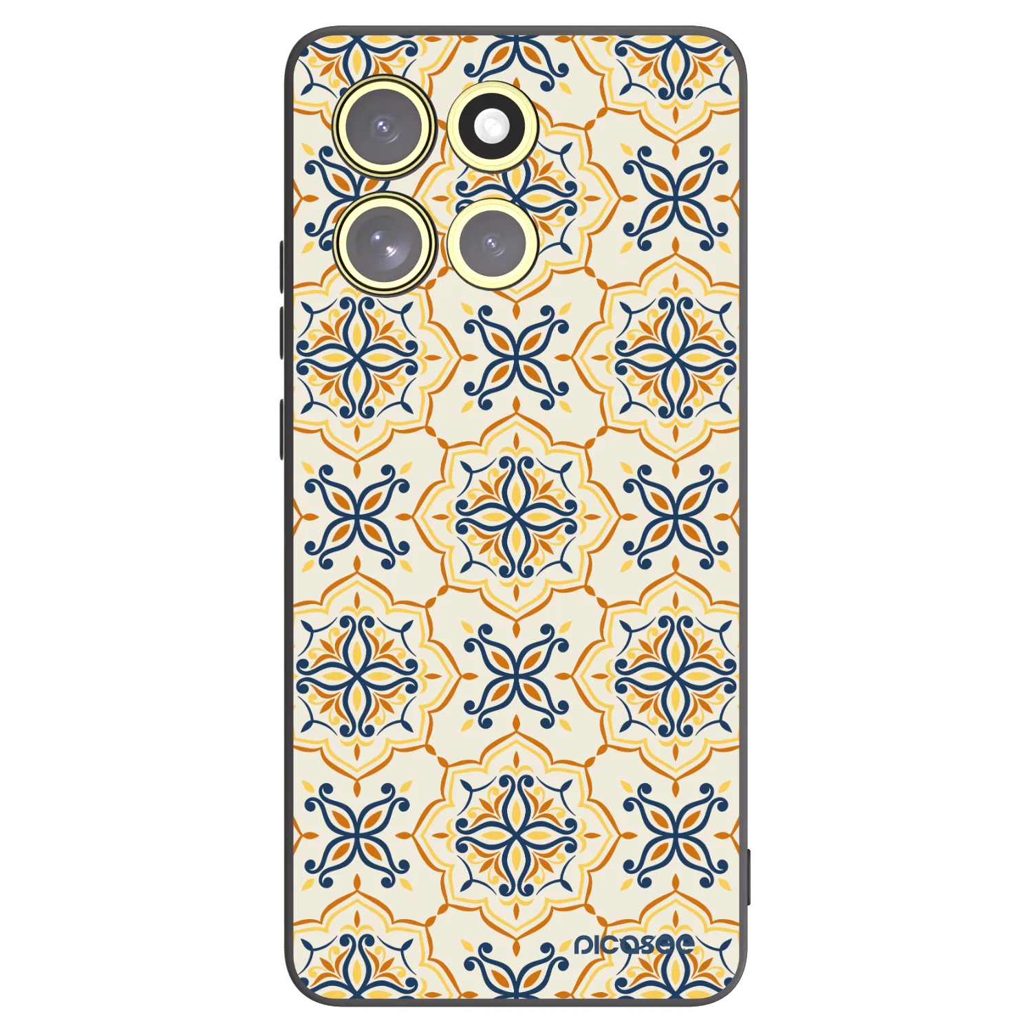 Picasee Motorola Moto G86 Power 5G Hülle - Schwarzes Silikon - Majolica