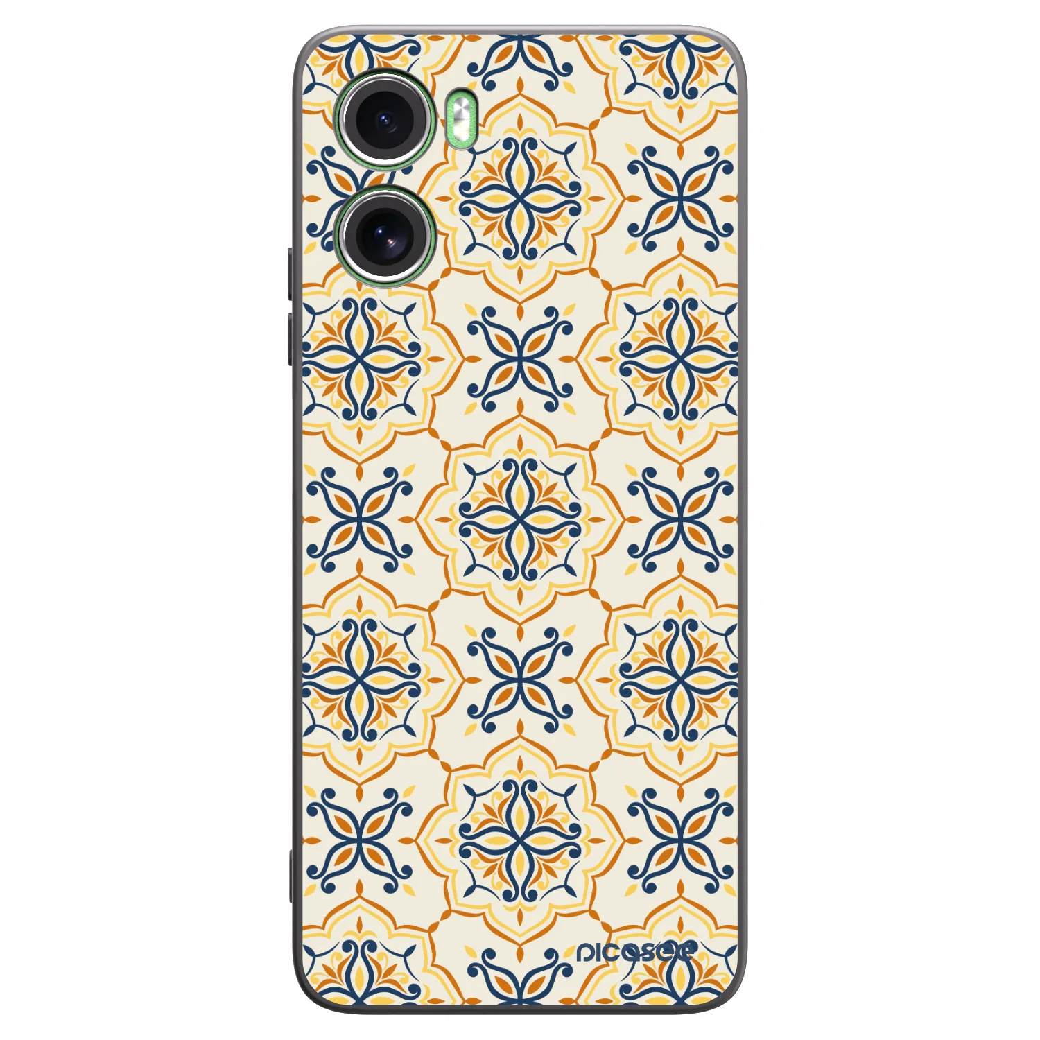 Picasee Motorola Moto G06 Hülle - Schwarzes Silikon - Majolica