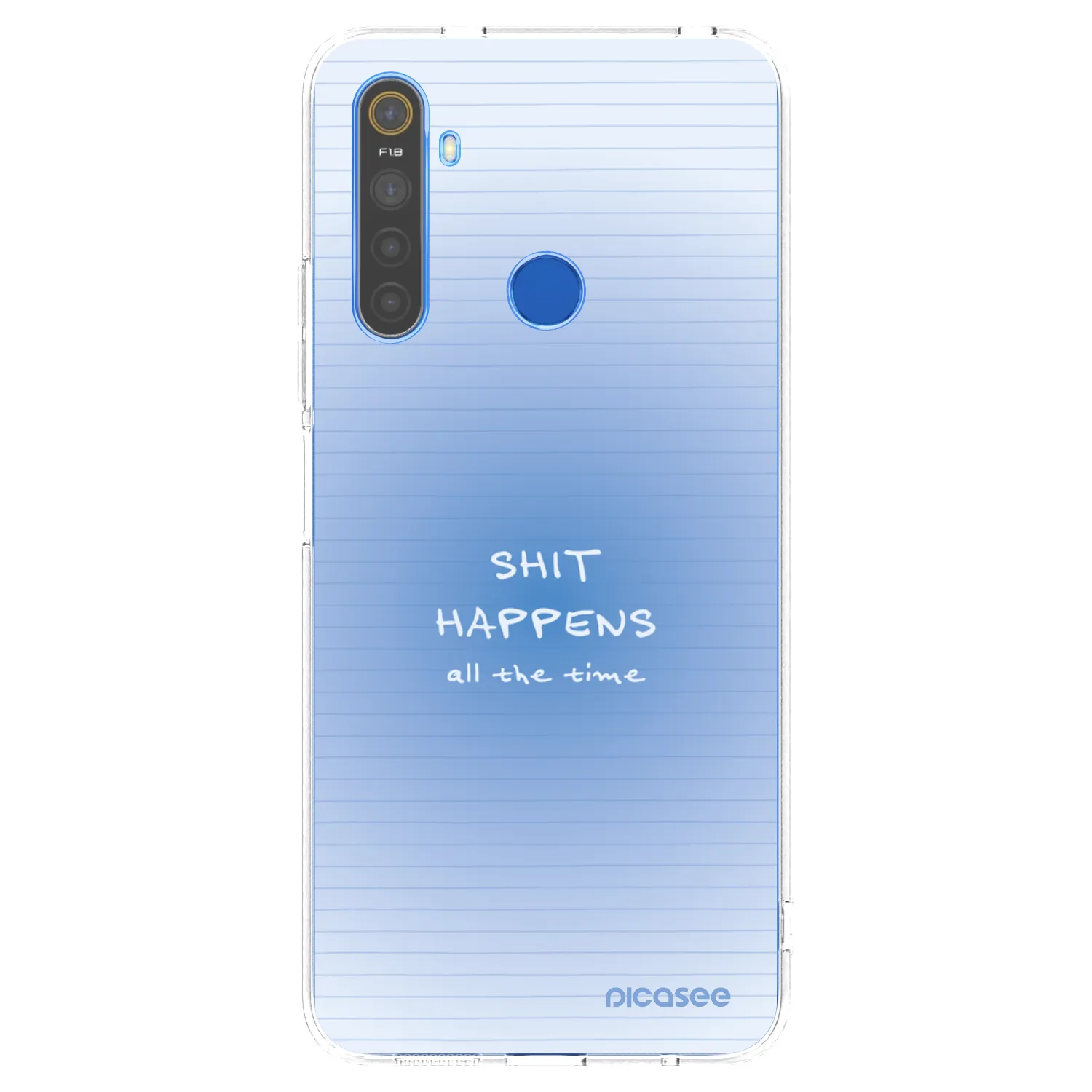 Picasee Realme 5 Hülle - Transparentes Silikon - Oops Memo