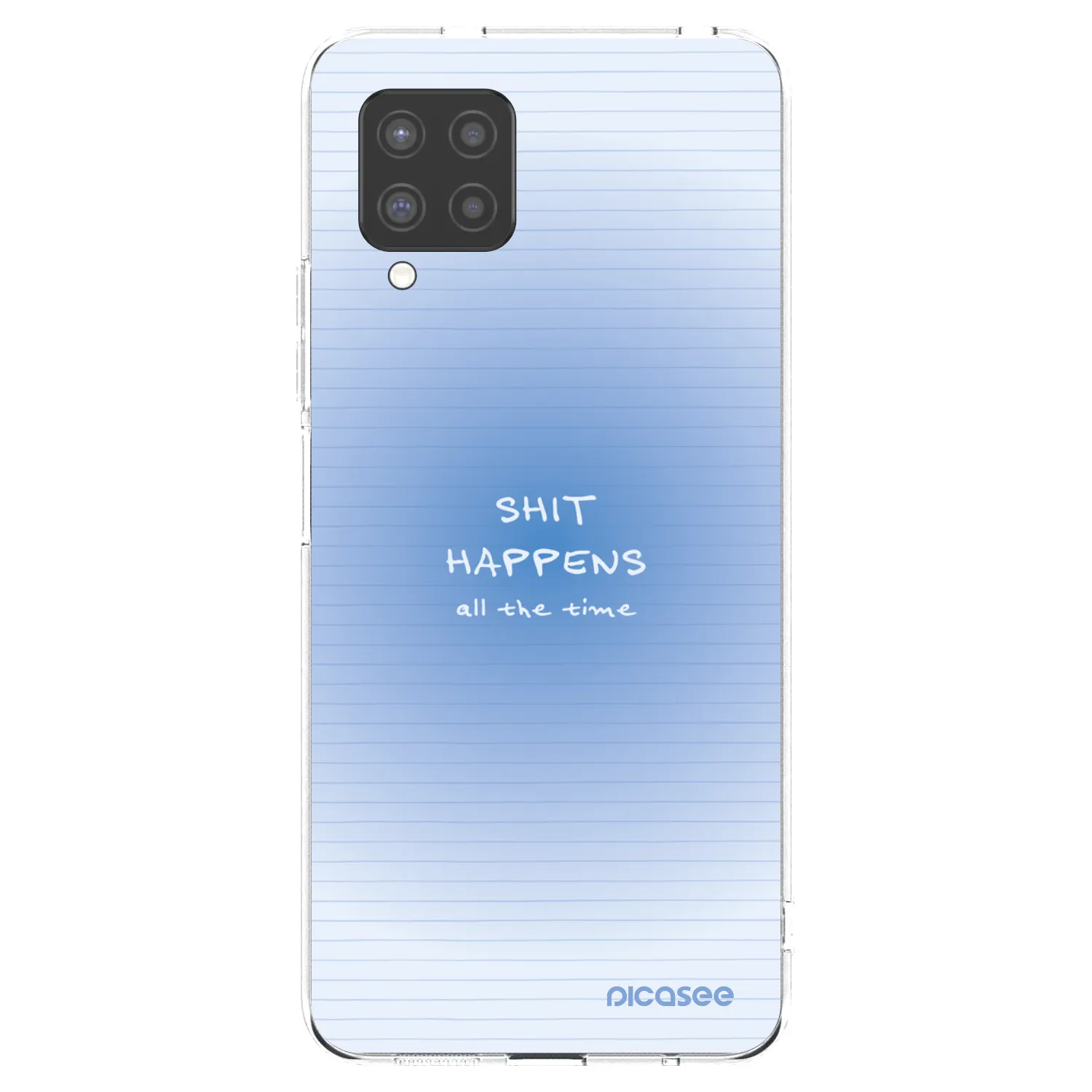 Picasee Samsung Galaxy A42 A426B Hülle - Transparentes Silikon - Oops Memo