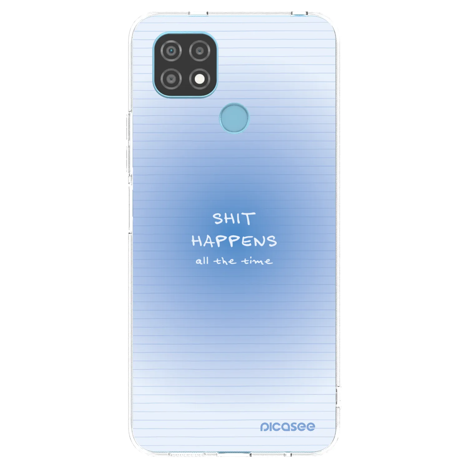 Picasee Realme C21 Hülle - Transparentes Silikon - Oops Memo