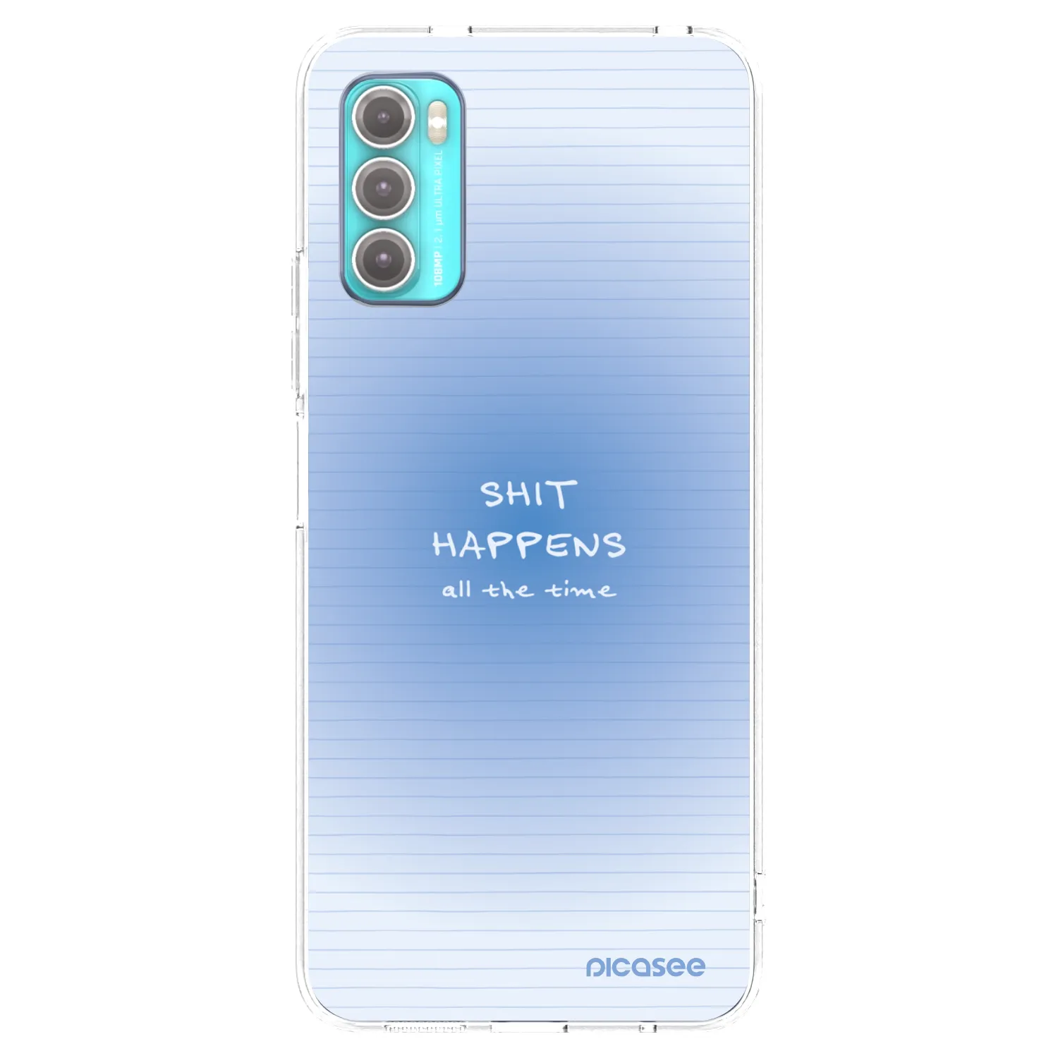 Picasee Motorola Moto G60 Hülle - Transparentes Silikon - Oops Memo