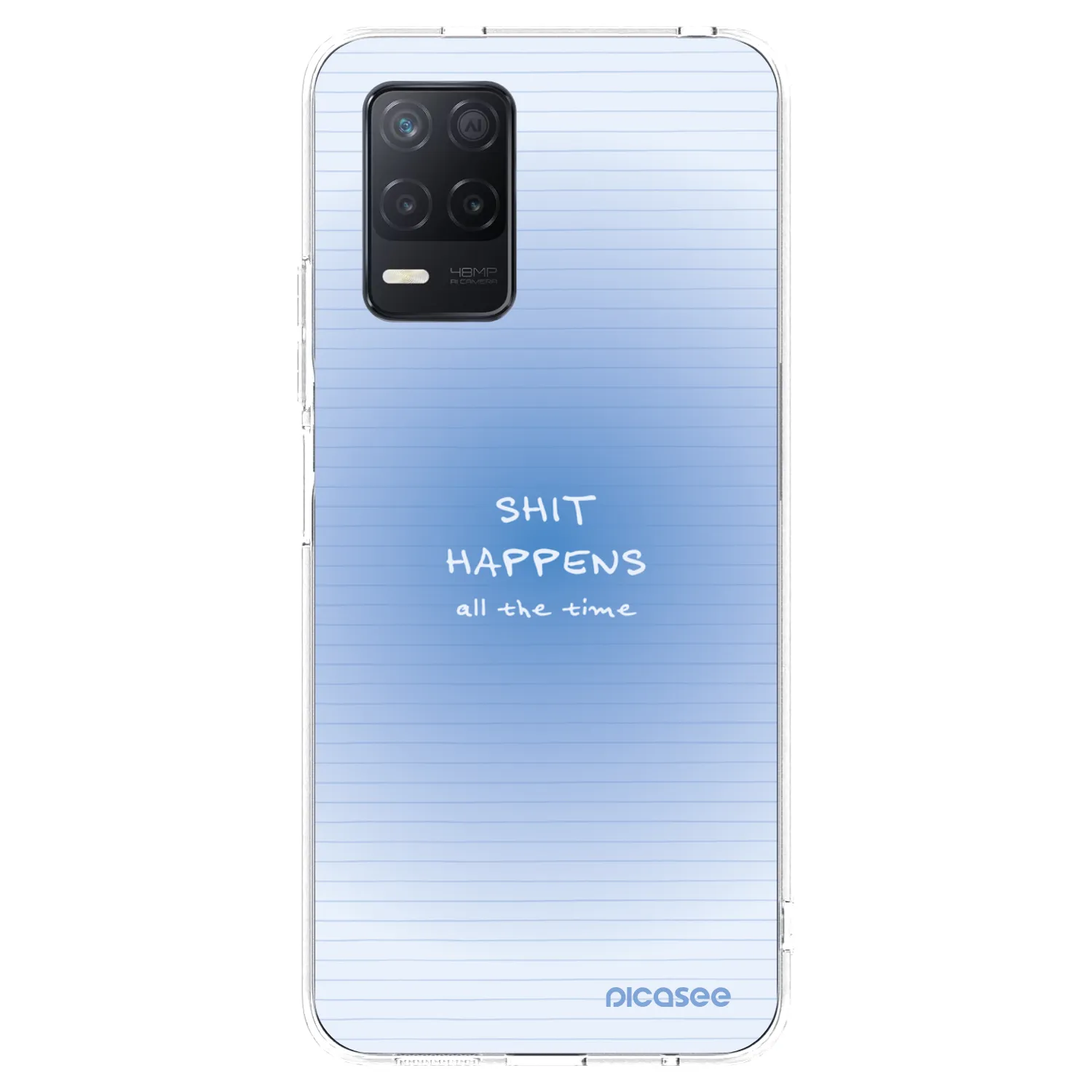 Picasee Realme 8 5G Hülle - Transparentes Silikon - Oops Memo
