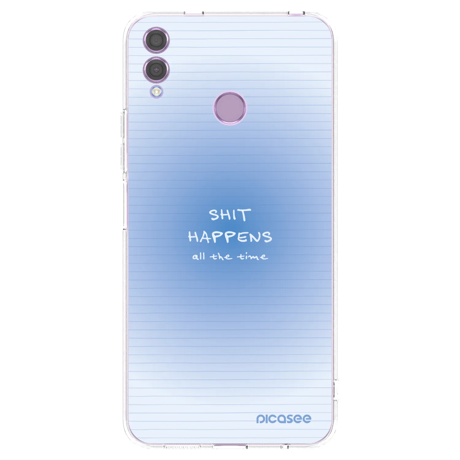 Picasee Honor 8X Hülle - Transparentes Silikon - Oops Memo