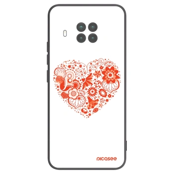 Picasee Xiaomi Mi 10T Lite Hülle - Schwarzes Silikon - Großes Herz