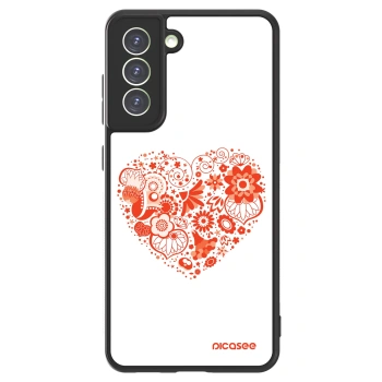 Picasee ULTIMATE CASE PowerShare für Samsung Galaxy S21 FE 5G - Großes Herz