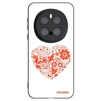 Picasee Honor Magic7 Pro 5G Hülle - Schwarzes Silikon - Großes Herz