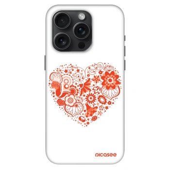 Hülle für Apple iPhone 15 Pro - Großes Herz