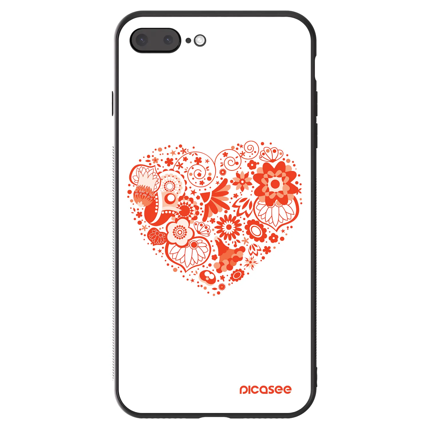 Picasee ULTIMATE CASE für Apple iPhone 8 Plus - Großes Herz