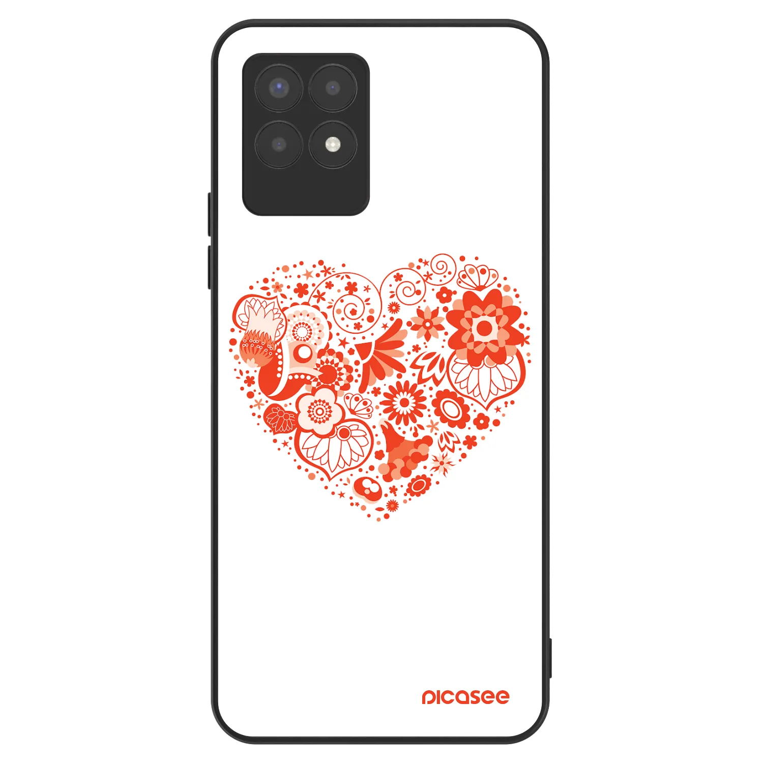 Picasee ULTIMATE CASE für Realme 8i - Großes Herz