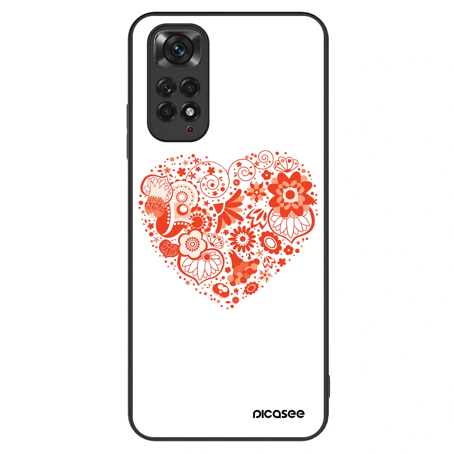 Picasee ULTIMATE CASE für Xiaomi Redmi Note 11S 4G - Großes Herz